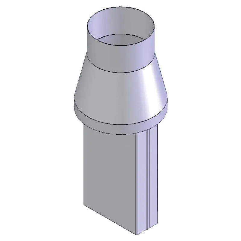 Outlet Skorstensanslutning Hotbox Adapter